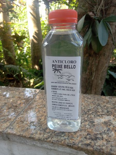 ANTI CLORO 1 GOTA POR LITRO - 3 UNIDADES COM 500 ML CADA - ELIMINA CLORO ATIVO DE ATÉ 30 MIL LITROS